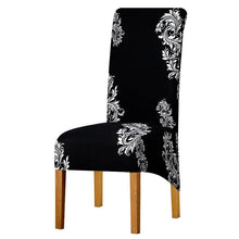 Load image into Gallery viewer, Long Backrest High Elastic Chair Cover European Backrest Seat Cover Home Washable Living Room Restaurant Hotel Party Banquet Dining Chair Cover Stretch Chair Slipcover, Spandex Elastic Removable Washable Chair Seat Covers Protector for Dining Room
