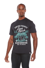 Load image into Gallery viewer, Long Beach Men's Bamboo Viscose/Organic Cotton Short Sleeve Graphic T-Shirt

