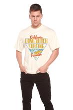 Load image into Gallery viewer, Long Beach Surfing Printed Men's Bamboo Viscose/Organic Cotton Short Sleeve Graphic T-Shirt

