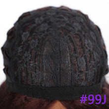 Load image into Gallery viewer, Long Kinky Straight Synthetic Wigs for Black Women Black Brown Blonde Ginger Red White Hair Afro Wigs Synthetic Hair  Wigs For Black Women Cosplay Wigs For Women
