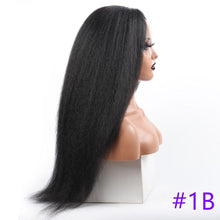 Load image into Gallery viewer, Long Kinky Straight Synthetic Wigs for Black Women Black Brown Blonde Ginger Red White Hair Afro Wigs Synthetic Hair  Wigs For Black Women Cosplay Wigs For Women

