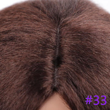 Load image into Gallery viewer, Long Kinky Straight Synthetic Wigs for Black Women Black Brown Blonde Ginger Red White Hair Afro Wigs Synthetic Hair  Wigs For Black Women Cosplay Wigs For Women
