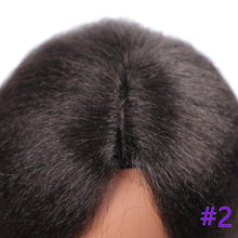 Load image into Gallery viewer, Long Kinky Straight Synthetic Wigs for Black Women Black Brown Blonde Ginger Red White Hair Afro Wigs Synthetic Hair  Wigs For Black Women Cosplay Wigs For Women
