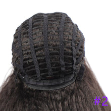 Load image into Gallery viewer, Long Kinky Straight Synthetic Wigs for Black Women Black Brown Blonde Ginger Red White Hair Afro Wigs Synthetic Hair  Wigs For Black Women Cosplay Wigs For Women
