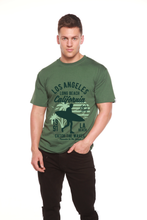 Load image into Gallery viewer, Los Angeles Men's Bamboo Viscose/Organic Cotton Short Sleeve Graphic T-Shirt
