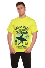 Load image into Gallery viewer, Los Angeles Men's Bamboo Viscose/Organic Cotton Short Sleeve Graphic T-Shirt
