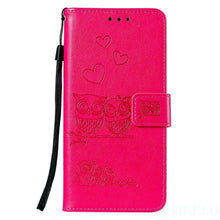 Load image into Gallery viewer, Love Couple Leather Case For iPhone 12 11 Pro  mini Phone Flip Wallet Soft Cover Shockproof Floral Cute Modern Leather Wallet Phone Case For iPhone
