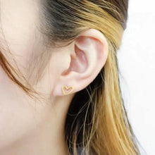 Load image into Gallery viewer, Love Stud Alloy Heart Earrings
