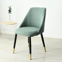 Load image into Gallery viewer, Low-inclined Armrest and Arc Back Chair Cover Washable Removable Seat Cover Polar Fleece Hotel Home Banquet Spandex Stretch Spandex Removable Washable Anti-dust Seat Slipcover Protector For Hotel Office Ceremony Banquet Wedding Party
