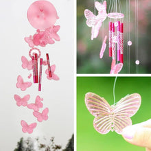 Load image into Gallery viewer, Lucky Butterfly Hanging Wind Chime Bell Garden Decoration Ornament Gift Home Decoration Fashion  High-end Gift Butterfly Gift Grandmother Gift Mother Gift Birthday Gift Festival Gift Witness Friendship Outdoor Wind Chime Garden Decor
