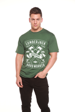 Load image into Gallery viewer, LumberJack Men's Bamboo Viscose/Organic Cotton Short Sleeve Graphic T-Shirt
