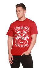 Load image into Gallery viewer, LumberJack Men's Bamboo Viscose/Organic Cotton Short Sleeve Graphic T-Shirt

