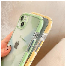 Load image into Gallery viewer, Luminous Art Abstract Phone Case For iPhone 13 12 11 Pro Max Transparent Silicone Shockproof Bumper Cover  Floral Girly Transparent Phone Case Glow In Dark iphone case
