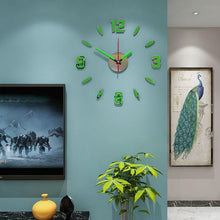 Load image into Gallery viewer, Luminous Clock Home Simplicity Silent Fashion Wall Clock Analog Timekeeper for Home Living Room Bedroom Office Battery-Powered Modern House Decoration Silent Clock Decor with Number Sticker  Living Room Creative Wall Stickers Bedroom Wall Clock
