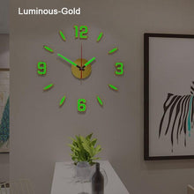 Load image into Gallery viewer, Luminous Clock Home Simplicity Silent Fashion Wall Clock Analog Timekeeper for Home Living Room Bedroom Office Battery-Powered Modern House Decoration Silent Clock Decor with Number Sticker  Living Room Creative Wall Stickers Bedroom Wall Clock

