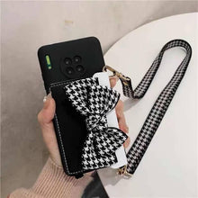Load image into Gallery viewer, Luxurious Handbag Back Card Slot Lanyard Phone Case For iPhone 13 12 11 Pro X XS XR Max Shockproof Magnetic Case Compatible with iPhone
