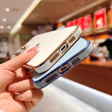 Load image into Gallery viewer, Luxurious Heart Soft Anti-Scratch Full Lens Protection Silicone Girls Shockproof Phone Case for iPhone Phone Case For iPhone 14 13 12 Pro 12Mini Soft Women Elegant Love Heart Shockproof Bumper Phone Case
