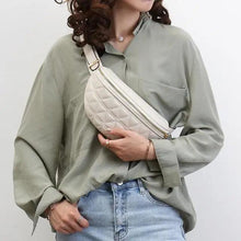 Load image into Gallery viewer, Luxurious Women PU Leather Waist Bags Waterproof Belt Bag Cross Body Fanny Pack Travel Bum Bag
