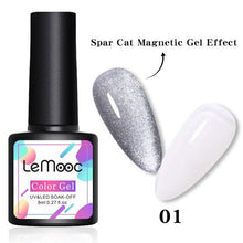 Load image into Gallery viewer, Luxury 5D Cat Magnetic Gel Nail Polish Black Chameleon UV Nail Gel Professional Manicure For Womens
