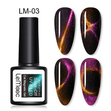 Load image into Gallery viewer, Luxury 5D Cat Magnetic Gel Nail Polish Black Chameleon UV Nail Gel Professional Manicure For Womens
