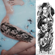 Load image into Gallery viewer, Luxury Black Temporary Tattoo Waterproof Big Lion Tattoo For Body Arm Legs Modern Large Design
