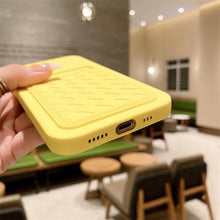 Load image into Gallery viewer, Luxury Colorful Card Holder Wallet Case For iPhone 14 13 11 12 Pro Max Mini 14 Plus Soft Silicone Purse Cover  Silicone Case with Card Holder Compatible with iPhone
