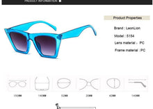 Load image into Gallery viewer, Luxury Design Sunglasses For Women Square Shape Glasses For  Women New Popular Retro Design Eyewear For Women/Men Design Sunglasses

