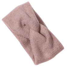 Load image into Gallery viewer, Luxury Fashion Winter Soft Solid Color Elastic Elegant Wide Knitting Cross Lightweight Headband Yoga Turban Bandage Bandanas Hair Bands For Women
