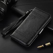 Load image into Gallery viewer, Luxury Flip wallet Leather Case For iphone 11 13 12 Pro 12Mini Card Holder Phone Cover Premium Leather iPhone 11 Pro Case Kickstand Card Holder Flip Leather Wallet Phone Case
