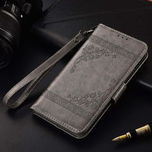 Load image into Gallery viewer, Luxury Flip wallet Leather Case For iphone 11 13 12 Pro 12Mini Card Holder Phone Cover Premium Leather iPhone 11 Pro Case Kickstand Card Holder Flip Leather Wallet Phone Case
