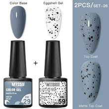 Load image into Gallery viewer, Luxury Gel Nail Polish Permanent Glossy Matte Egg Effect Elegant Stylish Eggshell Design For Women And Lady Nail Gel
