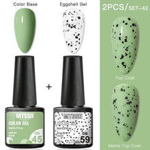 Load image into Gallery viewer, Luxury Gel Nail Polish Permanent Glossy Matte Egg Effect Elegant Stylish Eggshell Design For Women And Lady Nail Gel
