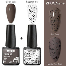 Load image into Gallery viewer, Luxury Gel Nail Polish Permanent Glossy Matte Egg Effect Elegant Stylish Eggshell Design For Women And Lady Nail Gel
