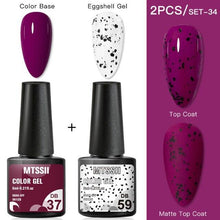 Load image into Gallery viewer, Luxury Gel Nail Polish Permanent Glossy Matte Egg Effect Elegant Stylish Eggshell Design For Women And Lady Nail Gel
