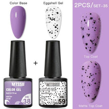 Load image into Gallery viewer, Luxury Gel Nail Polish Permanent Glossy Matte Egg Effect Elegant Stylish Eggshell Design For Women And Lady Nail Gel

