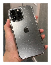 Load image into Gallery viewer, Luxury Glitter Bumper Clear Case for IPhone 14 13 12 11 Pro Max Mini X XS Max XR Cute Shining Shockproof Silicone Cover Hard Back Shockproof Protective Phone Cover For iPhone

