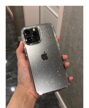 Load image into Gallery viewer, Luxury Glitter Bumper Clear Case for IPhone 14 13 12 11 Pro Max Mini X XS Max XR Cute Shining Shockproof Silicone Cover Hard Back Shockproof Protective Phone Cover For iPhone
