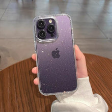 Load image into Gallery viewer, Luxury Glitter Bumper Clear Case for IPhone 14 13 12 11 Pro Max Mini X XS Max XR Cute Shining Shockproof Silicone Cover Hard Back Shockproof Protective Phone Cover For iPhone
