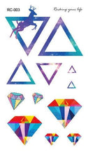 Load image into Gallery viewer, Luxury Head Deer Waterproof Temporary Stickers Tattoo Modern Colorful Tatoo For Women Men
