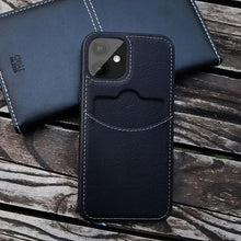 Load image into Gallery viewer, Luxury Leather Card Retro Case for iPhone 14 13 12 Mini 11 Pro Max X XR XS Slim Soft Cover for 14 Max Built-in Metal Plate for Magnetic Mounting &amp; Card Holder Phone Case
