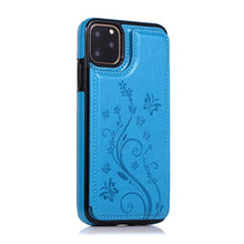 Load image into Gallery viewer, Luxury Leather Case For iPhone 14 12 13 Pro Comfortable Soft Wallet Card Slots Phone Flip Cover Wallet Case with Card Holder for iPhone
