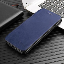 Load image into Gallery viewer, Luxury Leather Flip Case For Xiaomi Redmi Note 9 9S 10 5G 10S 11 11S 8 Pro 8T 7 + Plus Wallet Cover On Redmi 7A 6 6A 9 9A 9C 9T Durable Leather flip Back Covers
