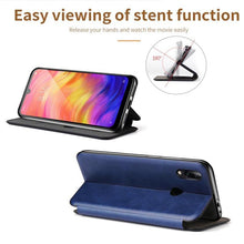 Load image into Gallery viewer, Luxury Leather Flip Case For Xiaomi Redmi Note 9 9S 10 5G 10S 11 11S 8 Pro 8T 7 + Plus Wallet Cover On Redmi 7A 6 6A 9 9A 9C 9T Durable Leather flip Back Covers
