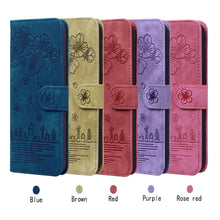 Load image into Gallery viewer, Luxury Leather Flip Phone Case For iPhone 14 13 Pro Max 11 12 Mini XR X XS Max Magnetic Wallet Bracket Cover PU Leather Stylish Case with Credit Card Holder Flip Drop Protection Shockproof Phone Cover
