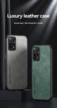 Load image into Gallery viewer, Luxury Leather Magnetic Case For Xiaomi Redmi Note 11 10 9 11E Pro 11S 10S 12 12X 10C POCO X3 NFC Pro F3 Covers With Metal Plate  Leather Premium Back Cover Mobile Phone Case Flexible Protective Ultra Thin Scratchproof Phone Cover
