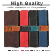 Load image into Gallery viewer, Luxury Leather Magnetic Flip Case For iPhone 14 13 12 Mini 11 Pro XS Max X XR 6 6s 8 7 Plus SE Wallet Card Phone Cover PU Leather Wallet Case with Card Pockets Back Flip Cover for iPhone
