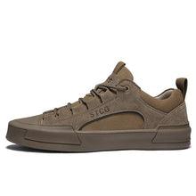 Load image into Gallery viewer, Luxury Leather Men's Sneakers Lace Up Mens Casual Outdoor Canvas Shoes Handmade Fashion Walking Sneakers Comfortable Modern Design Sneakers For Man
