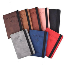 Load image into Gallery viewer, Luxury Leather Passport Elegant Cover Travel Passport Wallet Holder Document Organizer Case Men And Women Accessories
