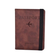 Load image into Gallery viewer, Luxury Leather Passport Elegant Cover Travel Passport Wallet Holder Document Organizer Case Men And Women Accessories
