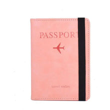 Load image into Gallery viewer, Luxury Leather Passport Elegant Cover Travel Passport Wallet Holder Document Organizer Case Men And Women Accessories
